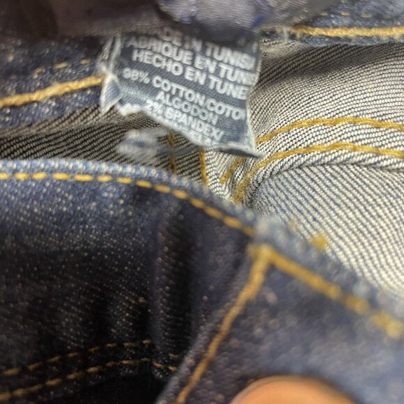 Luukaa Five Fellas Button Fly Jeans Mid Rise Women’s 10 Distressed Straight Leg - Picture 8 of 8